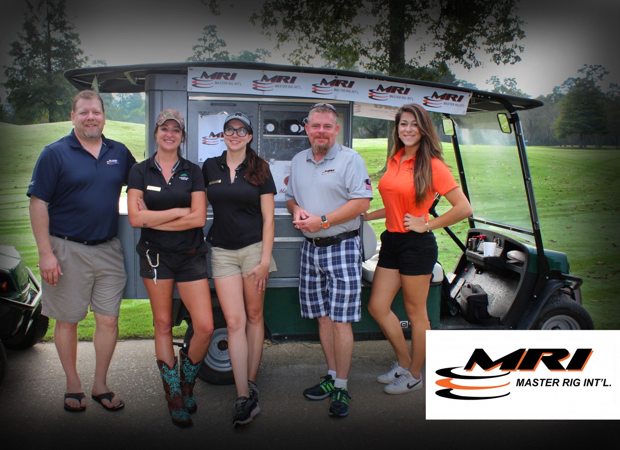 Our team from left to right: Mark Kayne, Director of Sales and Marketing; Presley and Elissa, staff members at Cypresswoog Golf Club; Dave Warner, Business Development Manager; and Andressa Toni, Marketing Manager.
